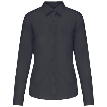 Ladies’ easy-care polycotton poplin shirt