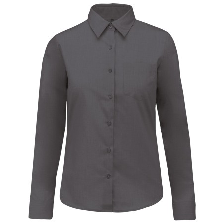 Ladies’ easy-care polycotton poplin shirt