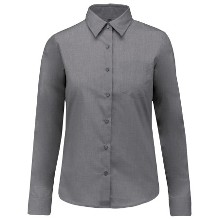 Ladies’ easy-care polycotton poplin shirt