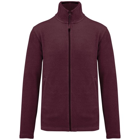 Chaqueta micropolar con cremallera hombre