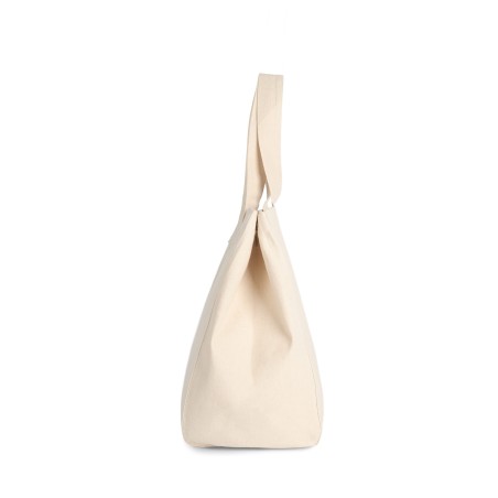 Bolsa shopper de algodón efecto lavado