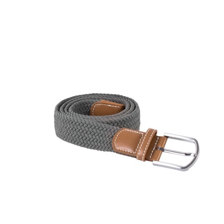 Braided elasticated belt