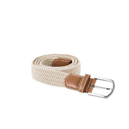 Braided elasticated belt