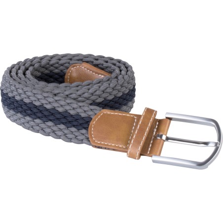 Braided elasticated belt