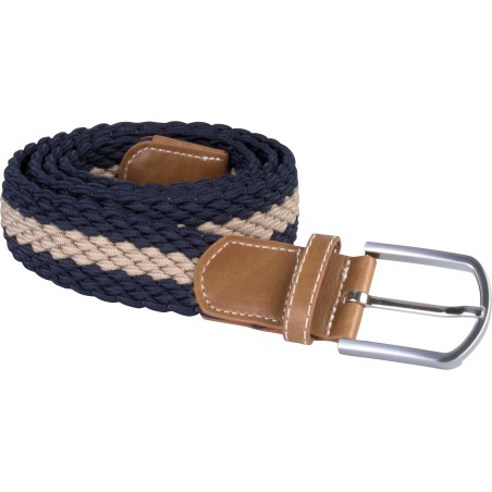 Braided elasticated belt