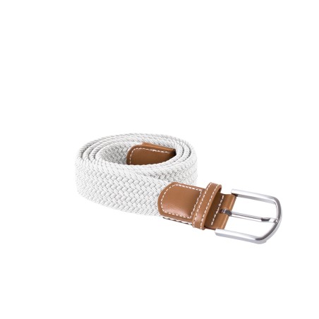 Braided elasticated belt