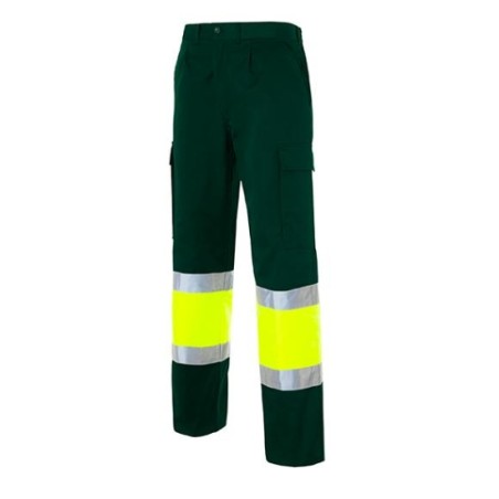 PANTALÓN ALTA VISIBILIDAD REFLECTANTE MULTIBOLSILLOS
