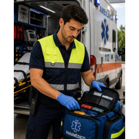 CHALECO ALTA VISIBILIDAD SANITARIO