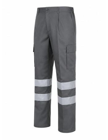 PANTALÓN REFLECTANTE MULTIBOLSILLOS BANDAS 2
