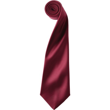 Satin colours tie