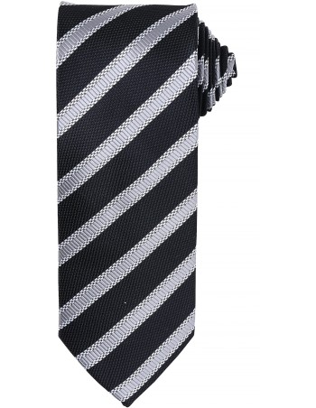 Corbata Waffle a rayas 2