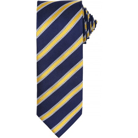 Corbata Waffle a rayas