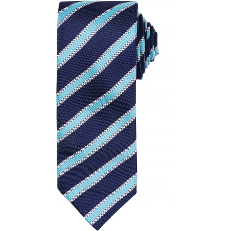 Corbata Waffle a rayas