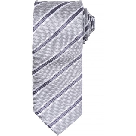 Waffle stripe tie