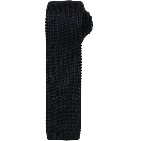 Slim knitted tie