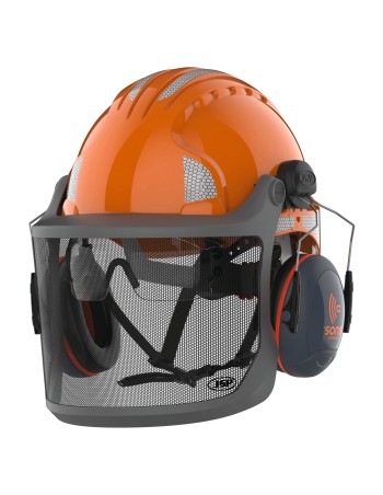 Casco forestal EVOGuard™ M3 con orejeras Sonis Compact.
