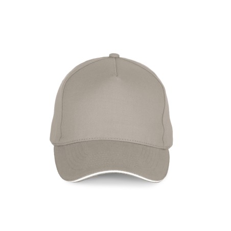 5 panels cotton sandwich cap