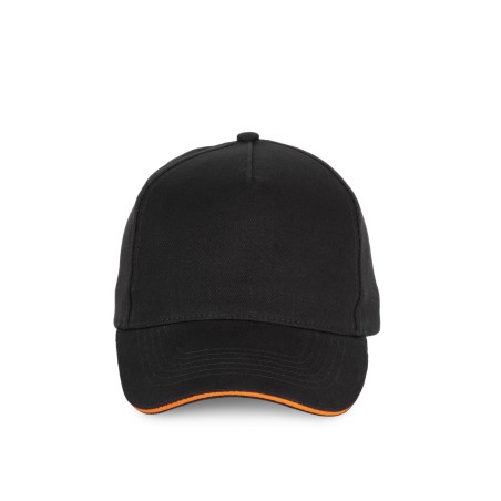 5 panels cotton sandwich cap