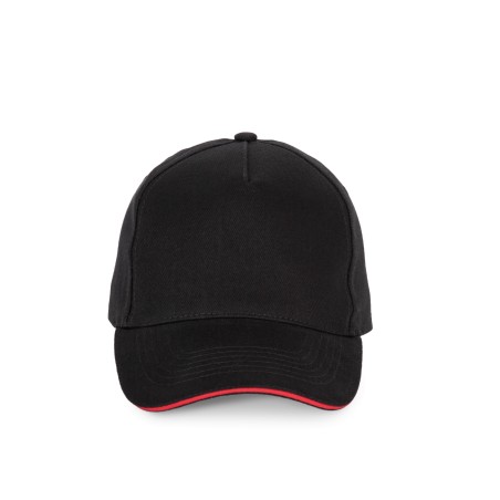 5 panels cotton sandwich cap