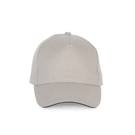 5 panels cotton sandwich cap