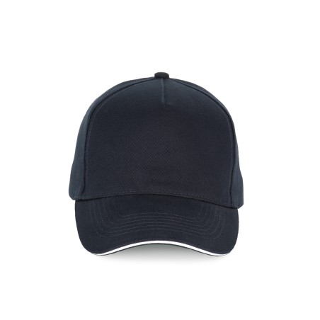5 panels cotton sandwich cap