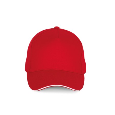 5 panels cotton sandwich cap