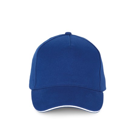 5 panels cotton sandwich cap