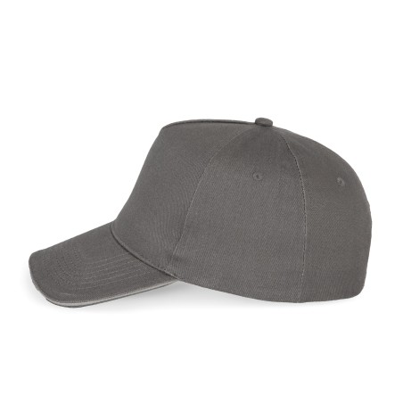 5 panels cotton sandwich cap