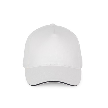 5 panels cotton sandwich cap