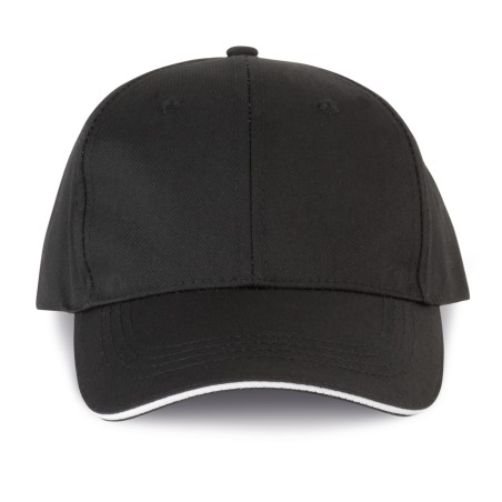 6 panels cap with sandwich peak