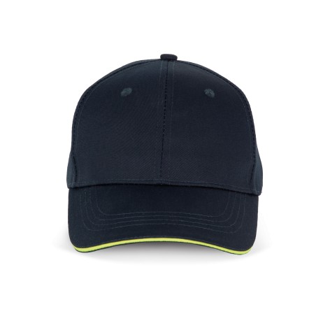 Gorra sandwich contrastado 6 paneles