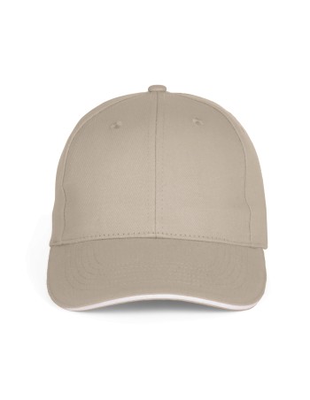 Baseball 6-panel cap with sandwich peak 2