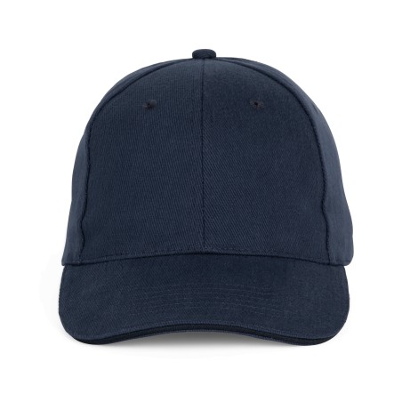 Baseball 6-panel cap with sandwich peak