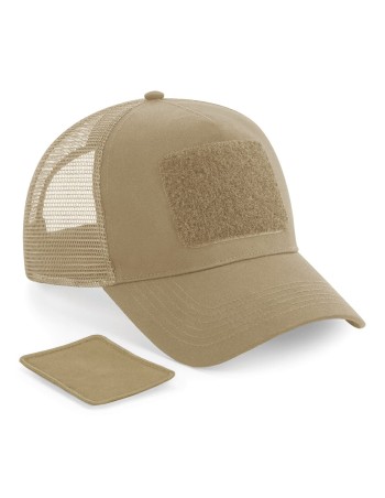 Gorra de rejilla con parche extraíble y ajustable en la...