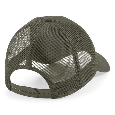 Mesh Cap with Size Adjuster at the Back with Removable Patch