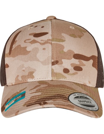 Gorra trucker retro multicam 2