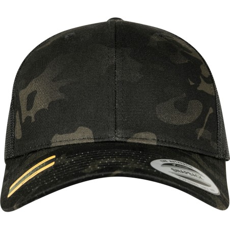 Gorra trucker retro multicam