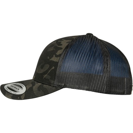 Gorra trucker retro multicam