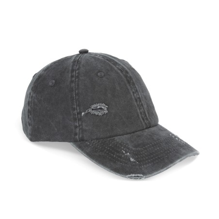 Eco-friendly unisex ripped effect cap