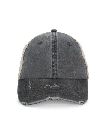 Eco-friendly unisex ripped effect trucker cap 2