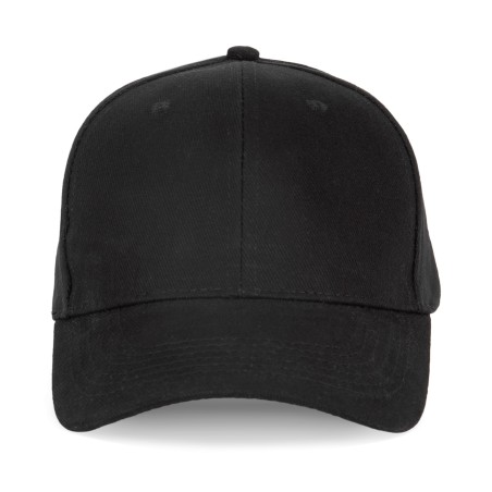 6 panel cap in organic cotton