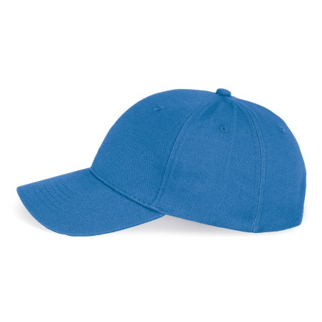 6 panel cap in organic cotton