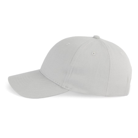 6 panel cap in organic cotton