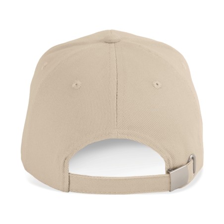 6 panel cap in organic cotton