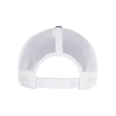 Gorra de rejilla bicolor