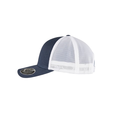 Gorra de rejilla bicolor