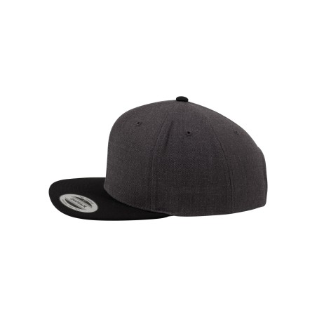 Classic two-tone snapback cap