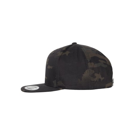 Classic snapback multicam cap
