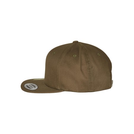 Organic cotton snapback cap