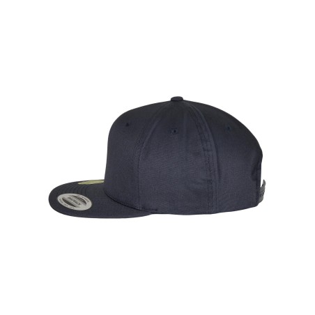 Organic cotton snapback cap